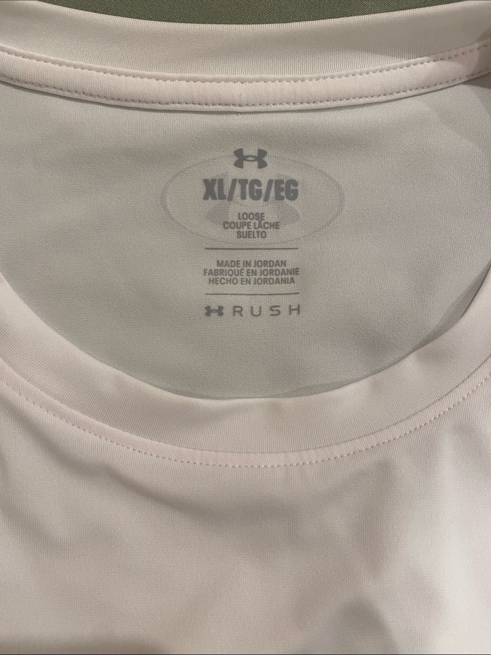 Under Armour Men’s Long Sleeve Athletic Tee - White - Picture 3 of 8